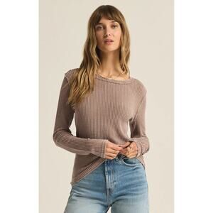 Z Supply Arlet Thermal Top - Milkshake